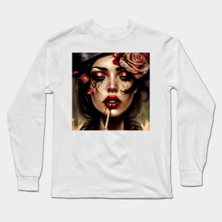 chicano style Long Sleeve T-Shirt